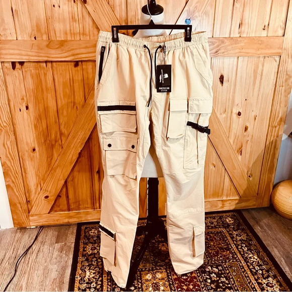American Stitch Mens Tan Cargo Pants - Picture 10 of 10